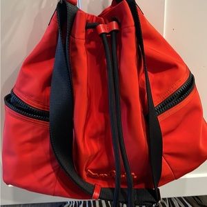Henri Bendel Studio Nylon Drawstring Bag